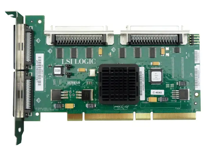 LSI LOGIC HP DUAL CHANNEL PCI-X ULTRA320 SCSI CARD