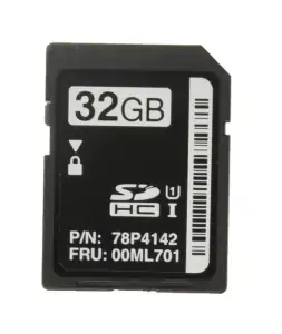 Single 32GB SD Card for Media Adapter 78P4142 - Φωτογραφία