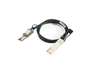 QSFP 40GB+SFF-8436 TO MINISAS SFF-8088 PASSIVE DDR CABLE 1M - Photo