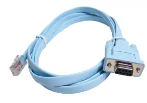 CABLE RJ45 TO DB9 FOR CISCO CONSOLE 72-3383-01 - Photo