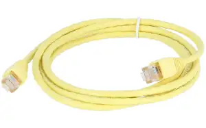 Yellow Cable for Ethernet, Straight-through, RJ-45, 6 feet CAB-ETH-S-RJ45 - Photo