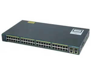 Cisco Catalyst 2960 48 10/100 + 2 T/SFP LAN Base WS-C2960-48TC-L - Photo